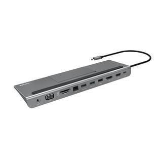 Unitek uHUB 11+ 11-in-1 USB-C Ethernet Hub withTriple Monitor 85W Power and Dual Card Reader D1022A