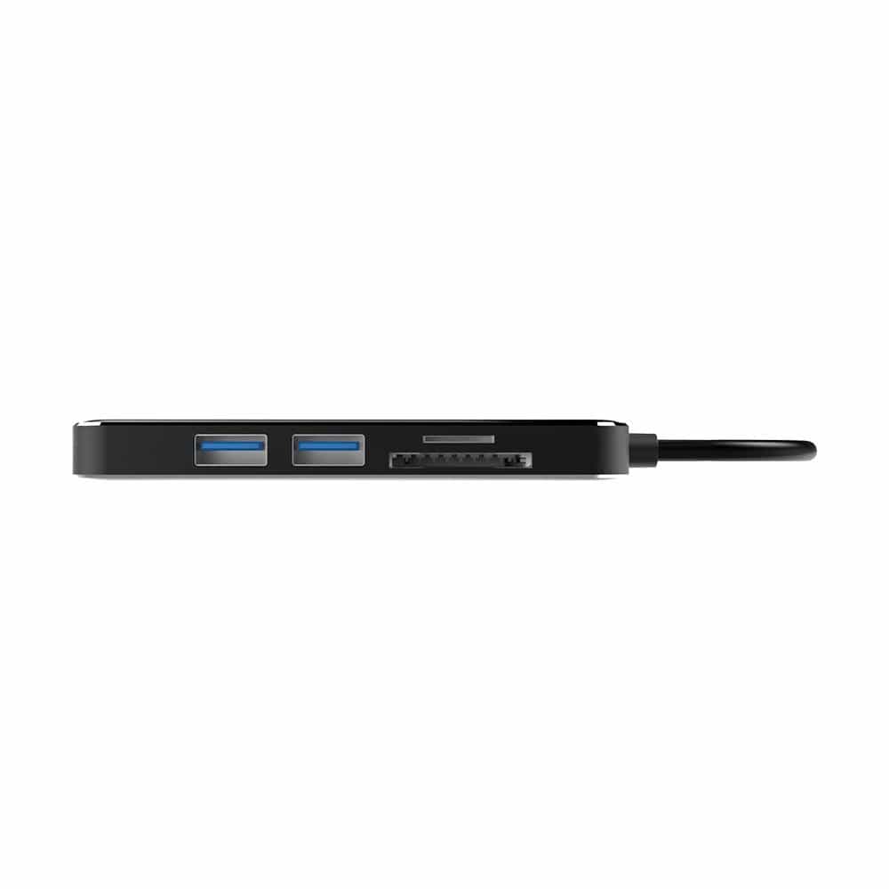 Unitek uHUB P5+ Exquisite 5-in-1 USB-C Hub with HDMI and Dual Card Reader D1036A