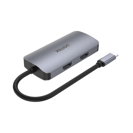 Unitek uHUB P5 Trio 5-in-1 USB-C Hub with MST Triple Monitor and 100W Power Delivery D1051A