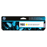 HP 980 Yellow Standard Yield Printer Ink Cartridge Original D8J09A Single-pack