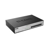 D-Link DGS-1008MP Unmanaged Switch Gigabit Ethernet PoE 1U Black