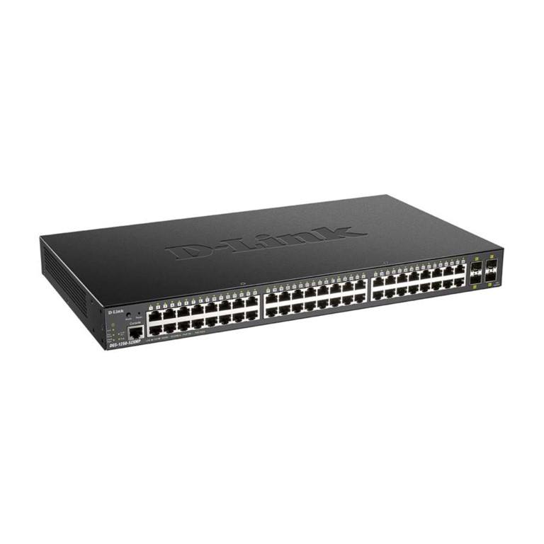 D-Link DGS-1250 48-port PoE Gigabit Smart Managed Metro Switch with 4x 10G SFP+ ports DGS-1250-52XMP