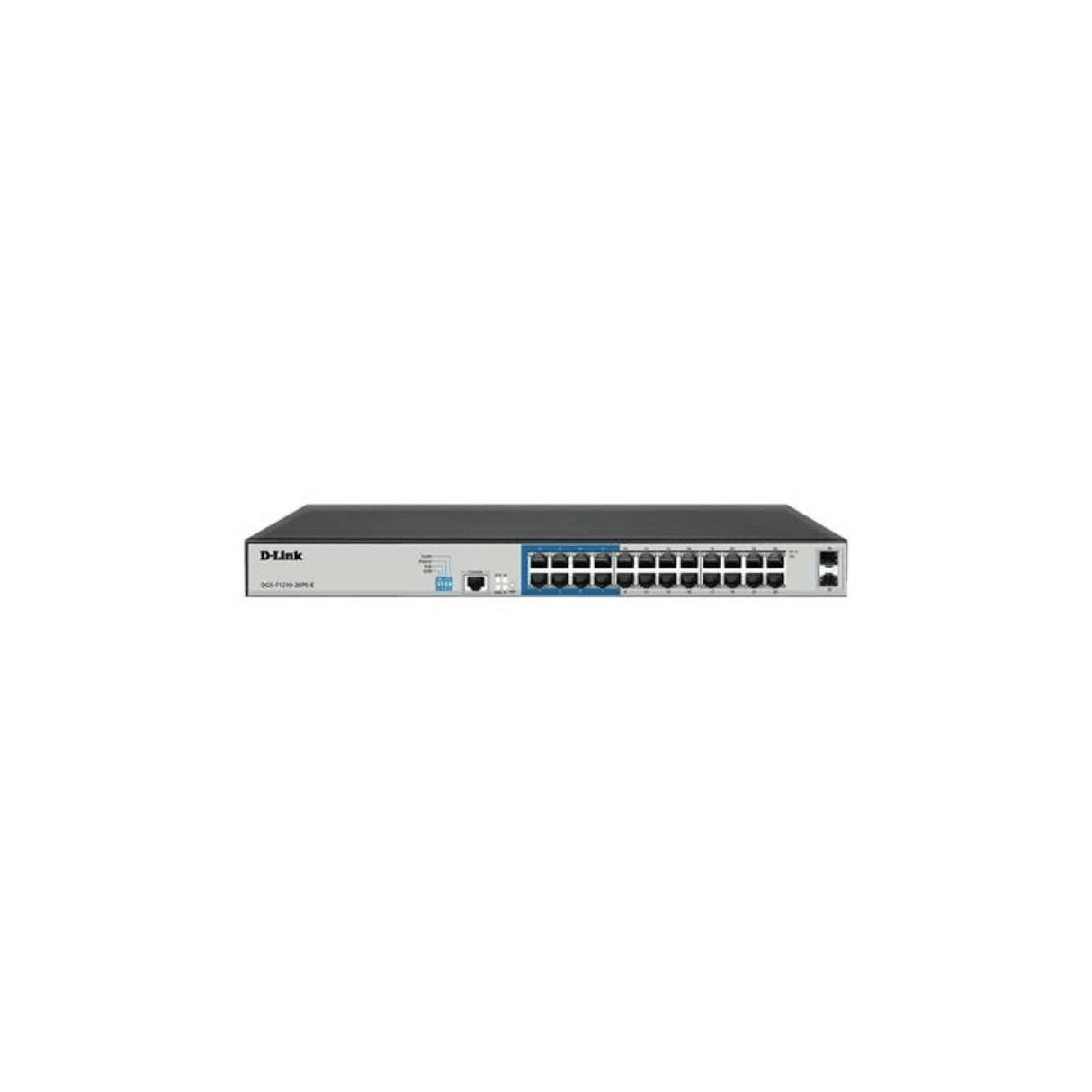 D-Link 24-Port Layer 2 Gigabit Long Range PoE Managed Switch DGS-F1210-26PS-E