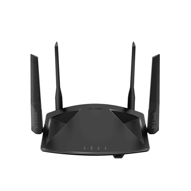 D-Link DIR-X1860 4G Wireless Router - Dual-band 2.4 GHz and 5 GHz Gigabit Ethernet Black