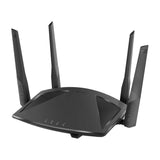 D-Link DIR-X1860 4G Wireless Router - Dual-band 2.4 GHz and 5 GHz Gigabit Ethernet Black