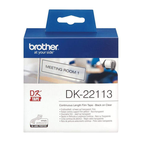 Brother Clear Continuous Film Tape DK-22113