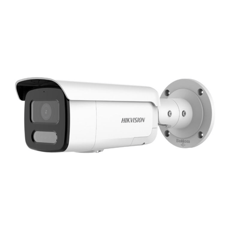 Hikvision 2MP 4mm AcuSense Strobe Light and Audible Warning Fixed Bullet Network Camera Powered by DarkFighter DS-2CD2T26G2-ISU/SL4MM