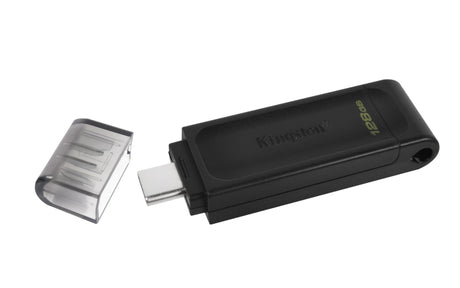 Kingston Technology DataTraveler 70 USB flash drive 128 GB USB Type-C 3.2 Gen 1 (3.1 Gen 1) Black