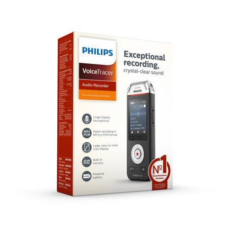 Philips VoiceTracer 2110 Audio Recorder DVT2110