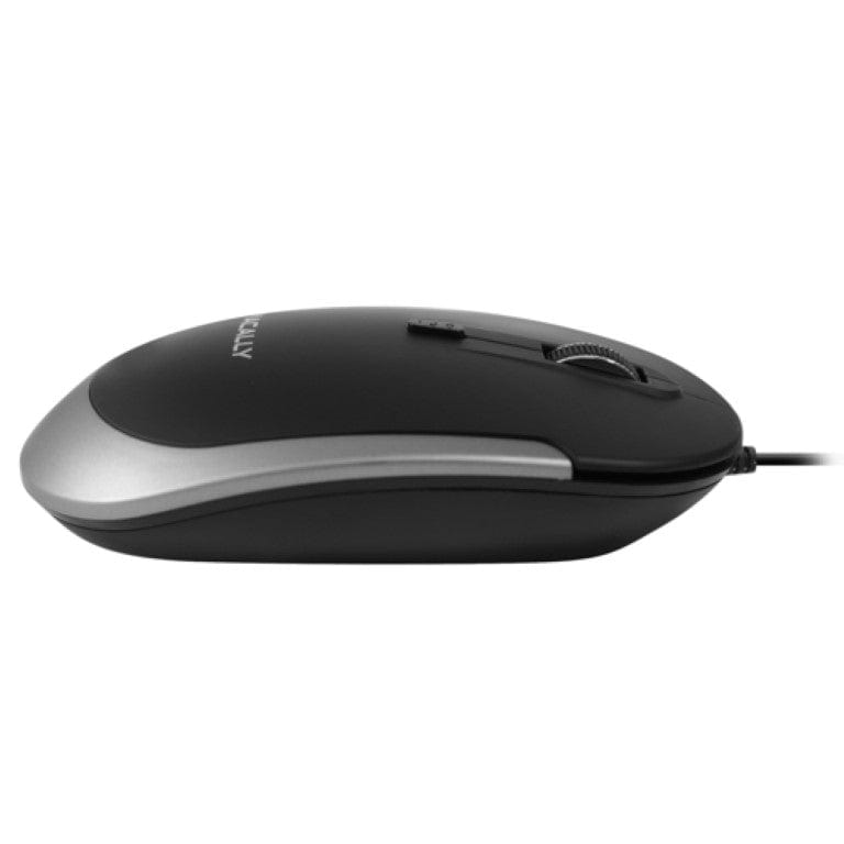 Macally USB Optical Mouse Black Grey DYNAMOUSE-SG