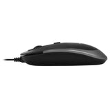 Macally USB Optical Mouse Black Grey DYNAMOUSE-SG