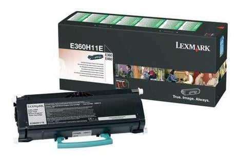 Lexmark E360H11E Black Toner Cartridge 9,000 Pages Original Single-pack