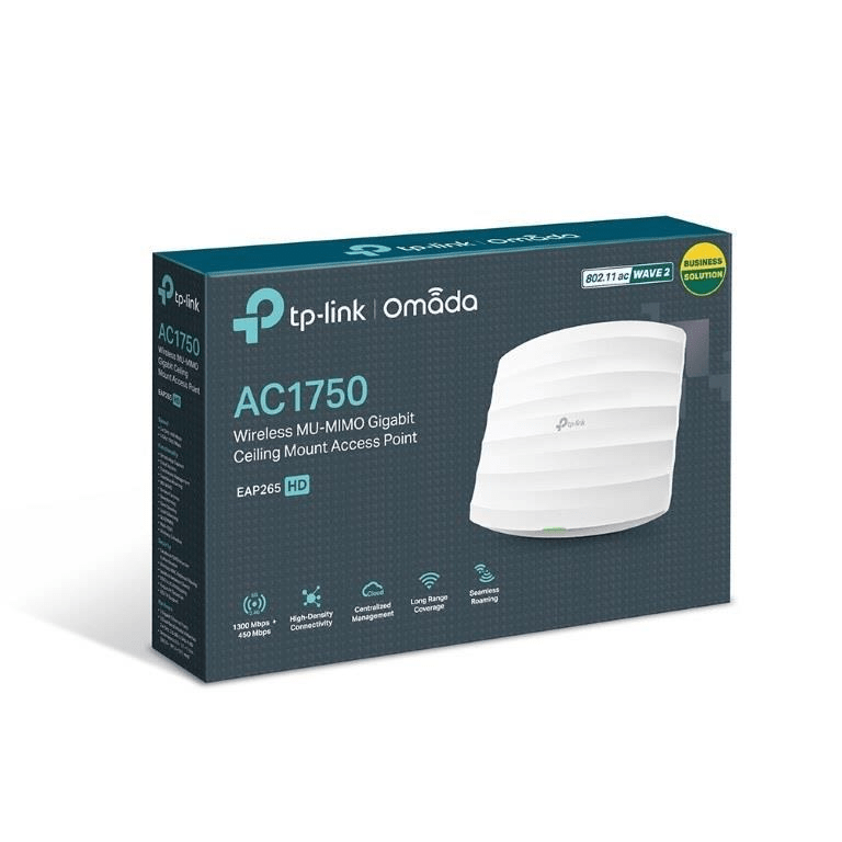 TP-Link AC1750 Wireless MU-MIMO Gigabit Ceiling Mount Access Point EAP265 HD