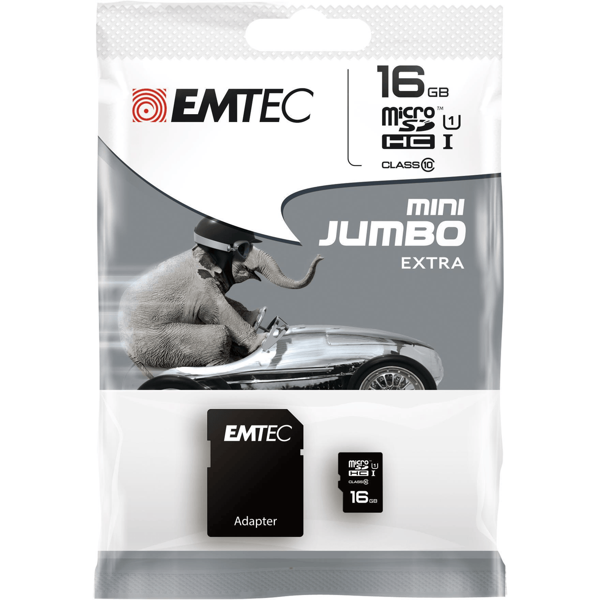 EMTEC ECMSDM16GHC10 Memory Card 16GB MicroSD Class 10