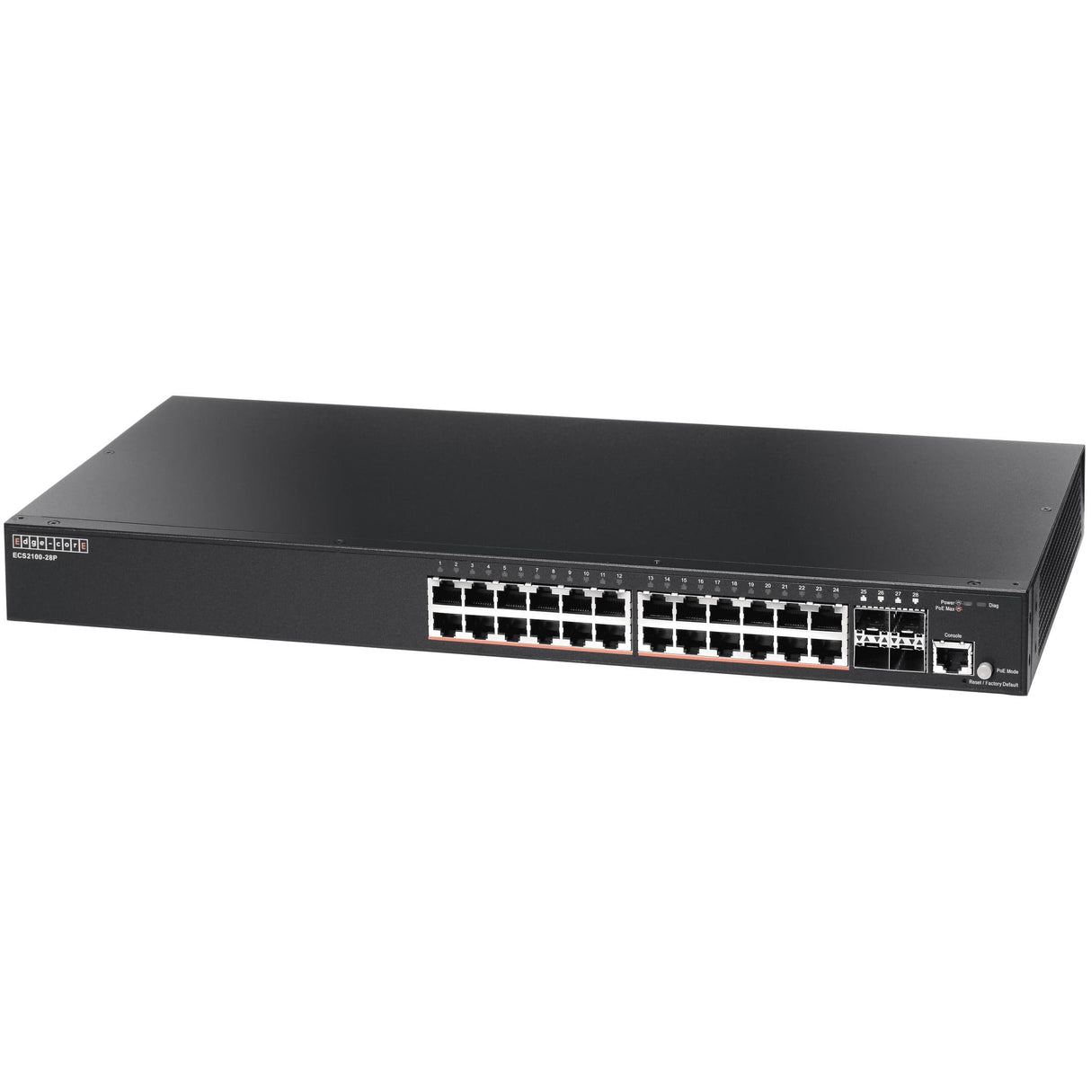 Edge-Core ECS2100-28P 28 Port Gb Websmart Pro PoE Switch