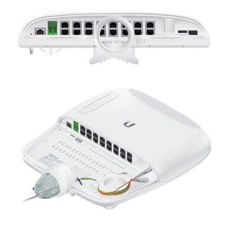 Ubiquiti EdgeMAX EdgePoint S16 EP-S16 16-port Gigabit Ethernet PoE WISP Control Point - White