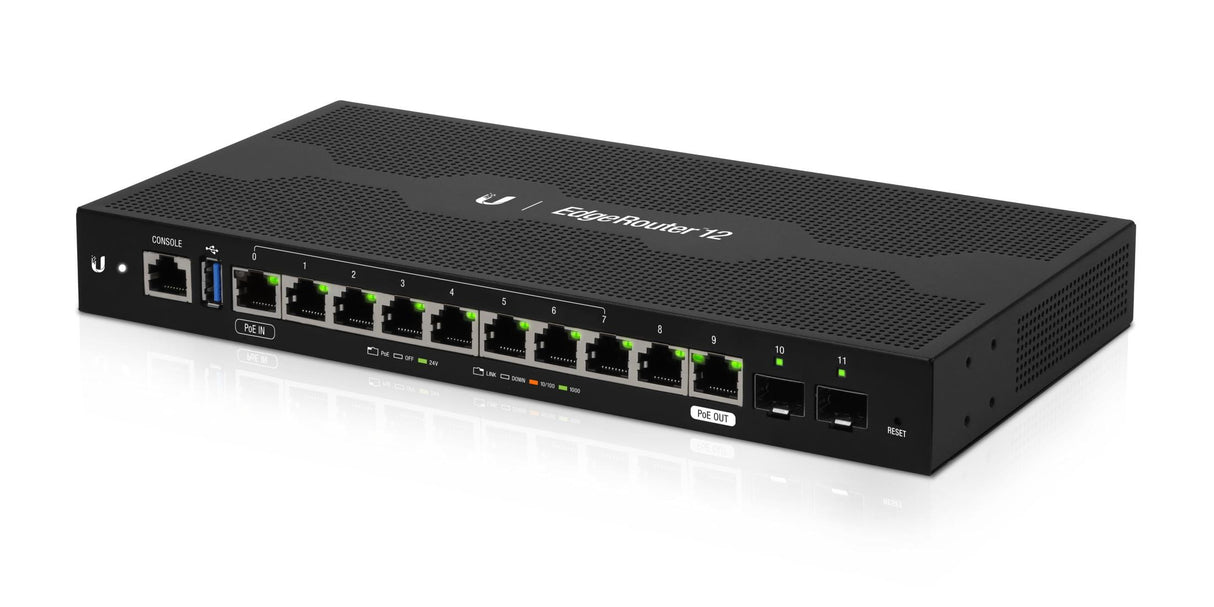 Ubiquiti Networks EdgeRouter ER-12 wired router Gigabit Ethernet Black