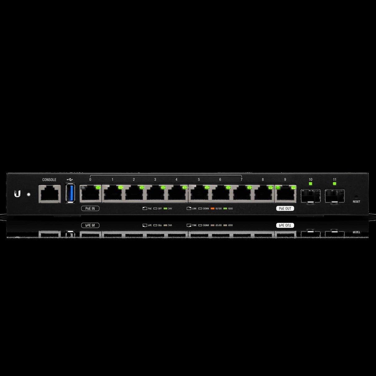 Ubiquiti Networks EdgeRouter ER-12 wired router Gigabit Ethernet Black