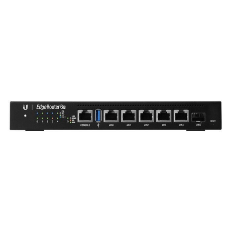 Ubiquiti EdgeRouter 6P Wired Router - Gigabit Ethernet Black ER-6P