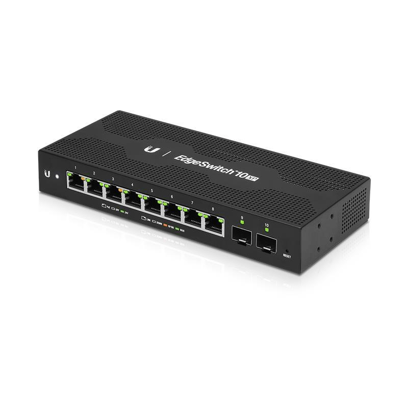 Ubiquiti EdgeSwitchXP 8-port PoE 2xSFP Gigabit Switch ES-10XP