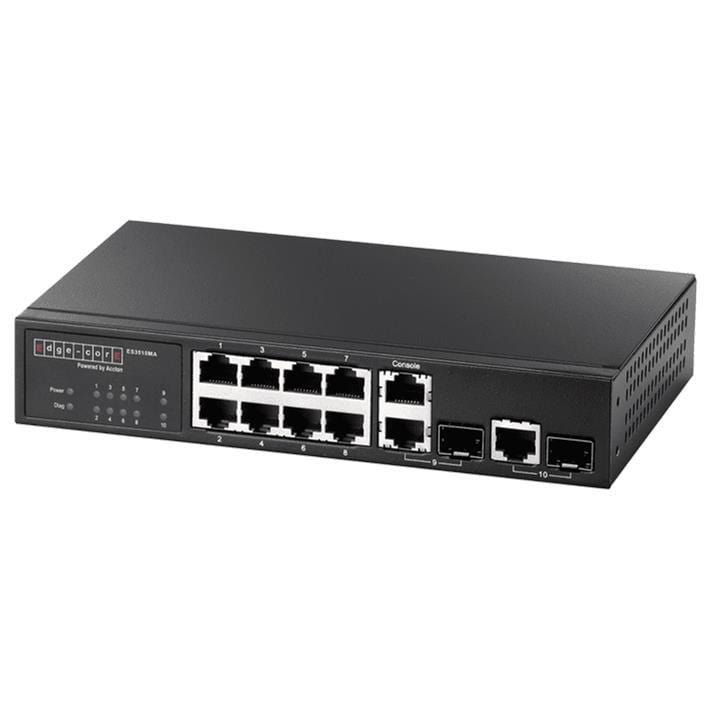 Edge-Core ES3510MA Managed Switch L2 Black