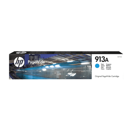 HP 913A PageWide Cyan Standard Yield Printer Ink Cartridge Original F6T77AE Single-pack