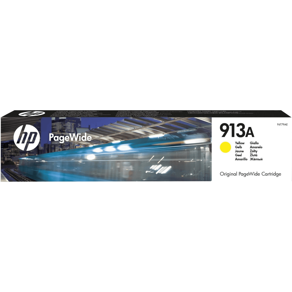 HP 913A PageWide Yellow Standard Yield Printer Ink Cartridge Original F6T79AE Single-pack