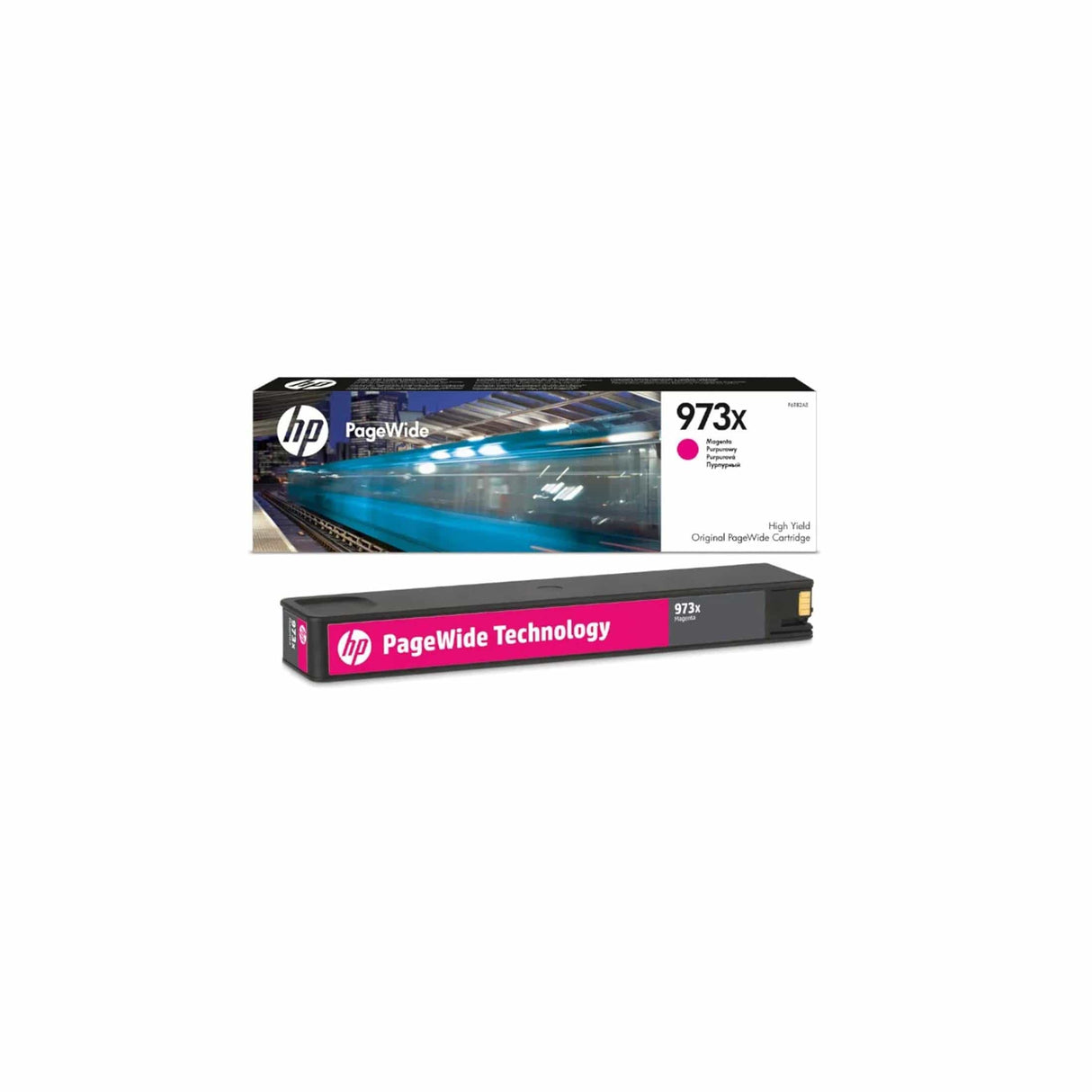 HP 973X PageWide Magenta High Yield Printer Ink Cartridge Original F6T82AE Single-pack