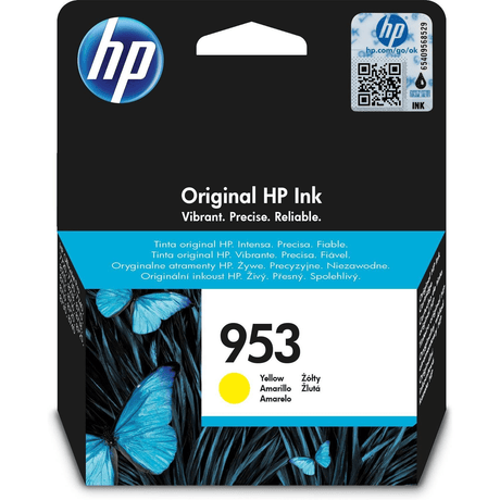 HP 953 Yellow Standard Yield Printer Ink Cartridge Original F6U14AE Single-pack