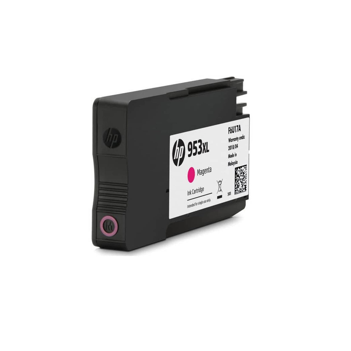 HP 953XL Magenta High Yield Printer Ink Cartridge Original F6U17AE Single-pack