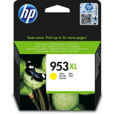 HP 953XL Yellow High Yield Printer Ink Cartridge Original F6U18AE Single-pack