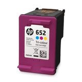 HP 652 Ink Advantage Tri-Colour Printer Cartridge Original F6V24AE Single-pack