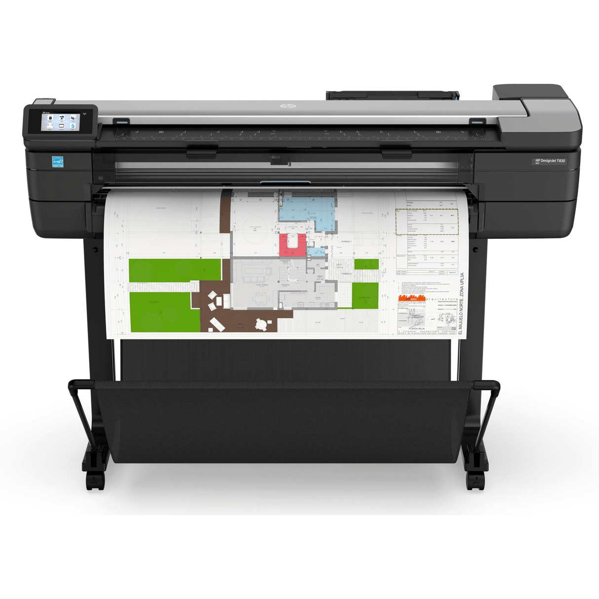 HP Designjet T830 large format printer Wi-Fi Thermal inkjet Colour 2400 x 1200 DPI A0 (841 x 1189 mm) Ethernet LAN