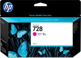 HP 728 130-ml DesignJet Magenta Printer Ink Cartridge Original F9J66A Single-pack