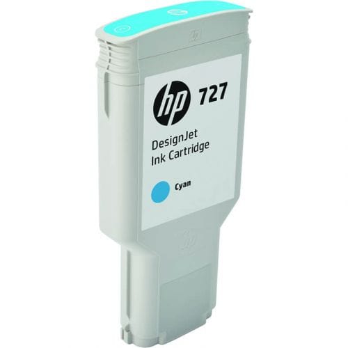 HP 727 300-ml DesignJet Cyan Printer Ink Cartridge Original F9J76A Single-pack