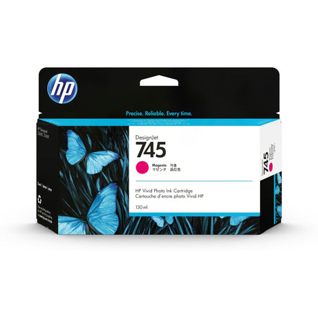 HP DesignJet 745 130-ml Magenta Ink Cartridge Original F9J95A Single-pack