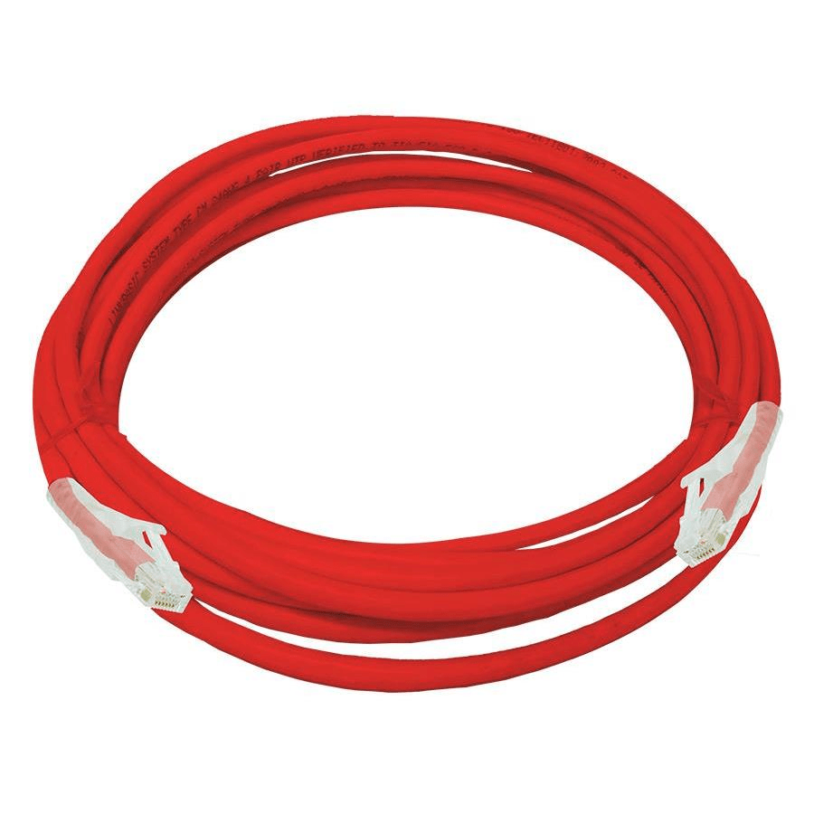 Linkbasic 5m UTP Cat6 Flylead Cable - Red FLY-6-5R