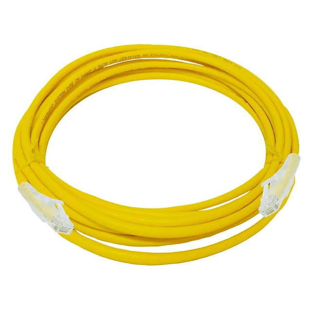 Linkbasic 5m UTP Cat6 Flylead Cable - Yellow FLY-6-5Y