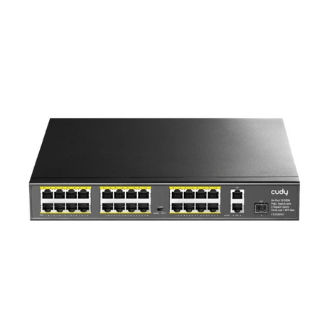 Cudy 24-Port Unmanaged PoE Rack Mount Switch FS1026PS1