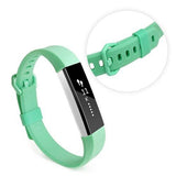 Tuff-Luv Silicone Strap Band for the Fitbit Alta / Alta HR - Light Green G2_96