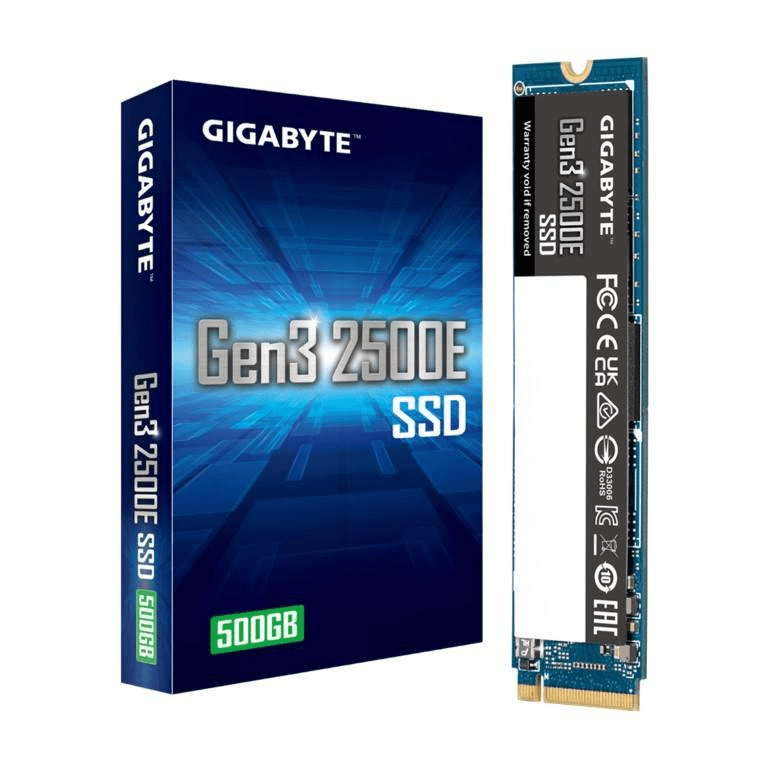 Gigabyte Gen3 2500E M.2 500GB PCIe 3.0 NVMe Internal SSD GP-G325E500G