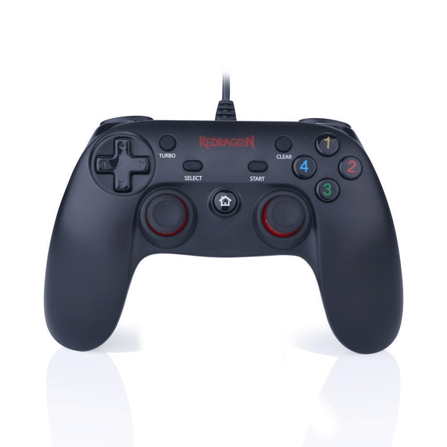 Redragon G807 Gaming Controller Gamepad Android and PC PS PS2 PS3 USB Black