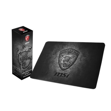 MSI Gaming Shield Mousepad Gaming mouse pad Black