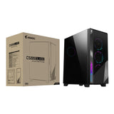 Gigabyte Aorus C500 Glass Mid Tower Gaming PC Case Black GB-AC500G