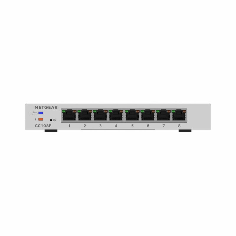 Netgear GC108P Managed Switch L2/L3/L4 Gigabit Ethernet White PoE GC108P-100PES