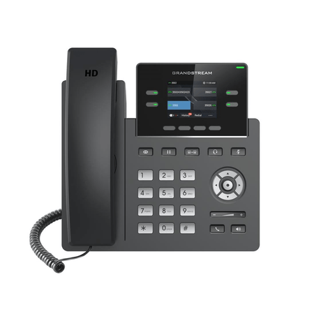 Grandstream Networks GRP2612 2 line IP Phone Black GRP2612