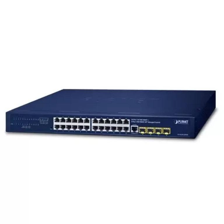 Planet GS-4210-24T4S 24-port Gigabit L2/L4 SNMP Managed Switch with 4 x SFP Ports