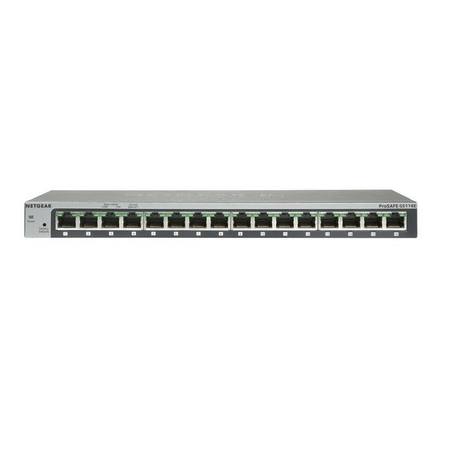 Netgear GS116 16-port 10/100/1000 Gigabit Ethernet Switch GS116GE