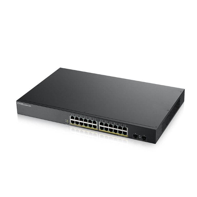 Zyxel 24-port Gigabit PoE Smart Managed Switch with Gigabit Uplink GS1900-24HPV2