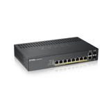 ZyXEL GS1920-8HPV2 Managed Switch Gigabit Ethernet PoE Black GS1920-8HPV2-EU0101F